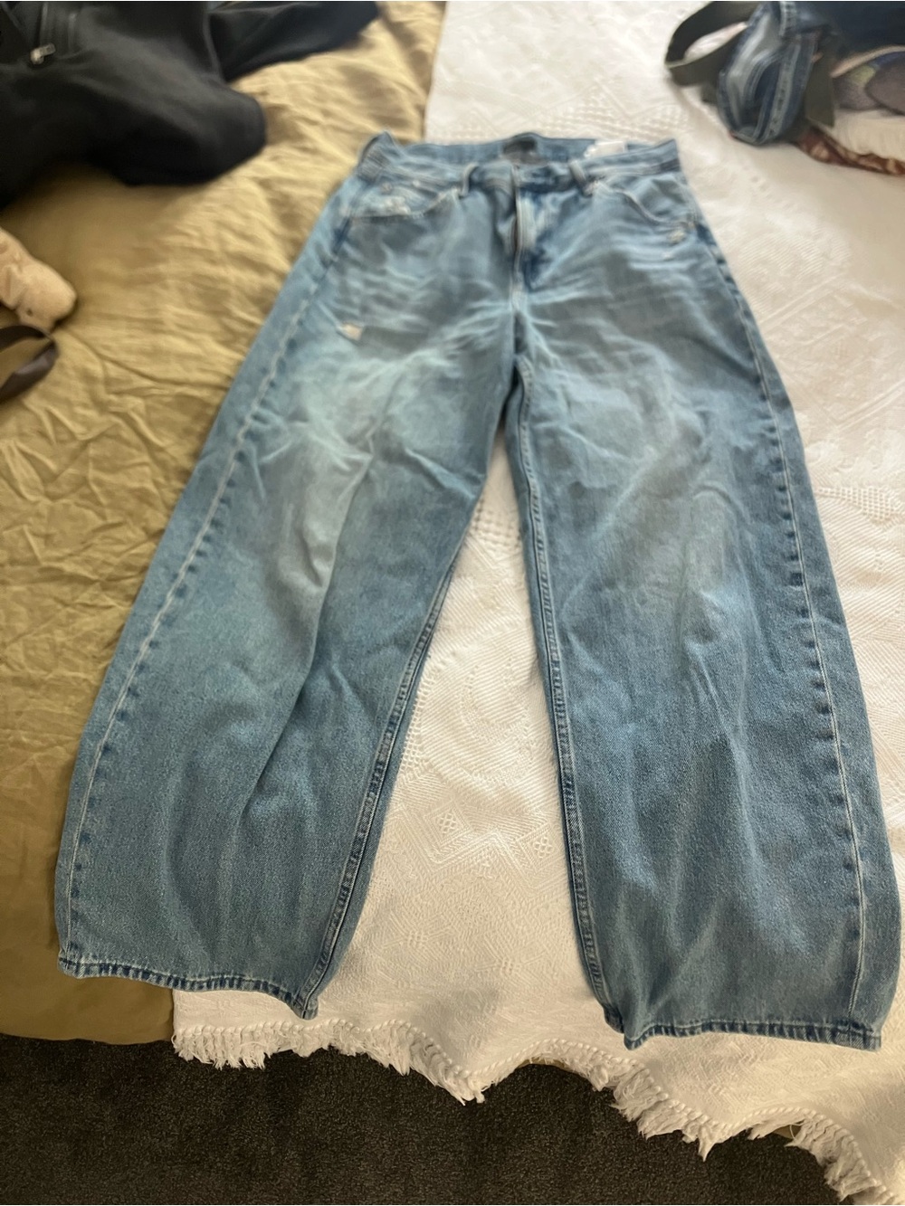 Uniqlo Light Blue Boyfriend Jeans